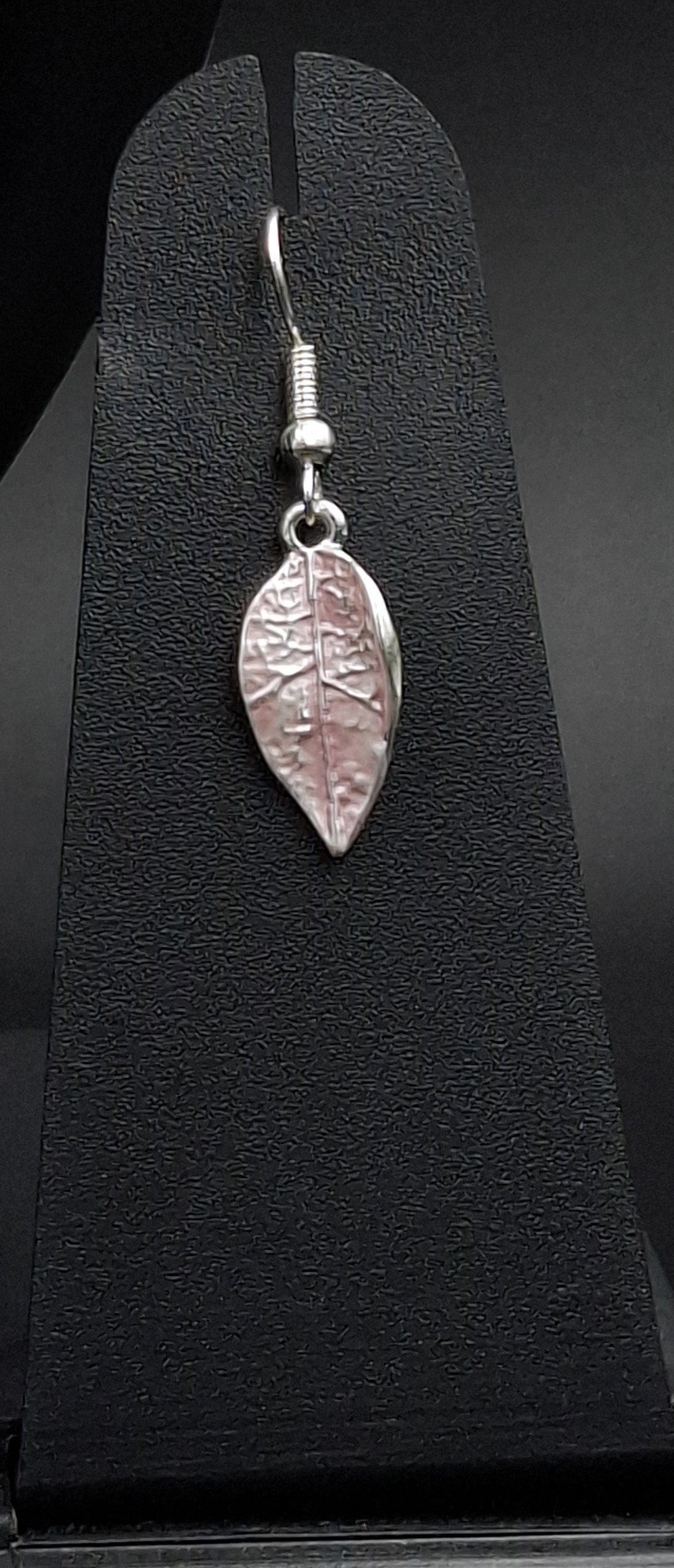 Blush Leaf Charm Necklace