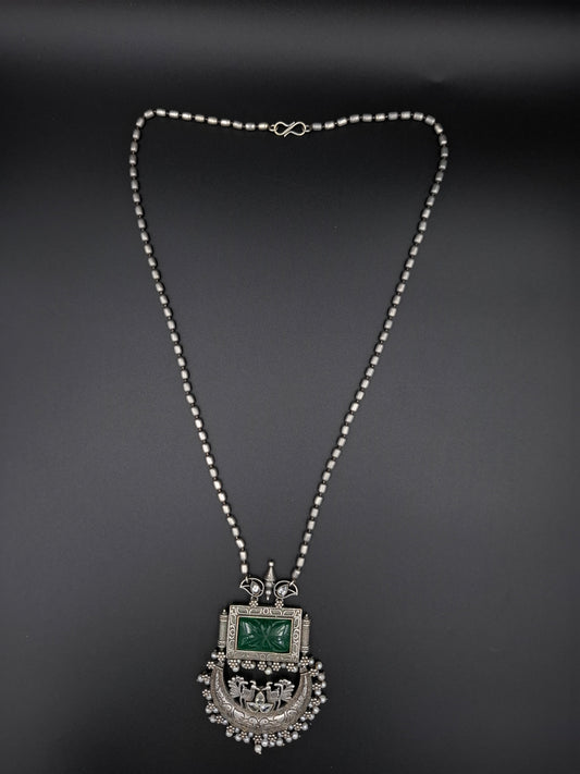 Emerald Empress Tribal Pendant
