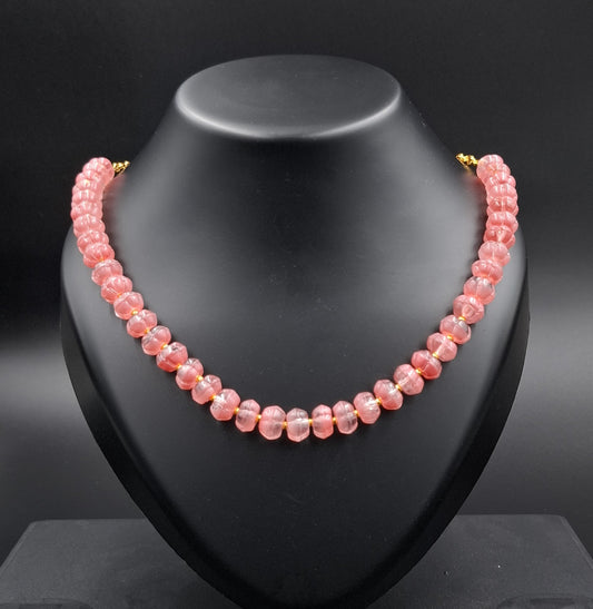 Pink Beads Necklace – Soft Hues, Strong Style