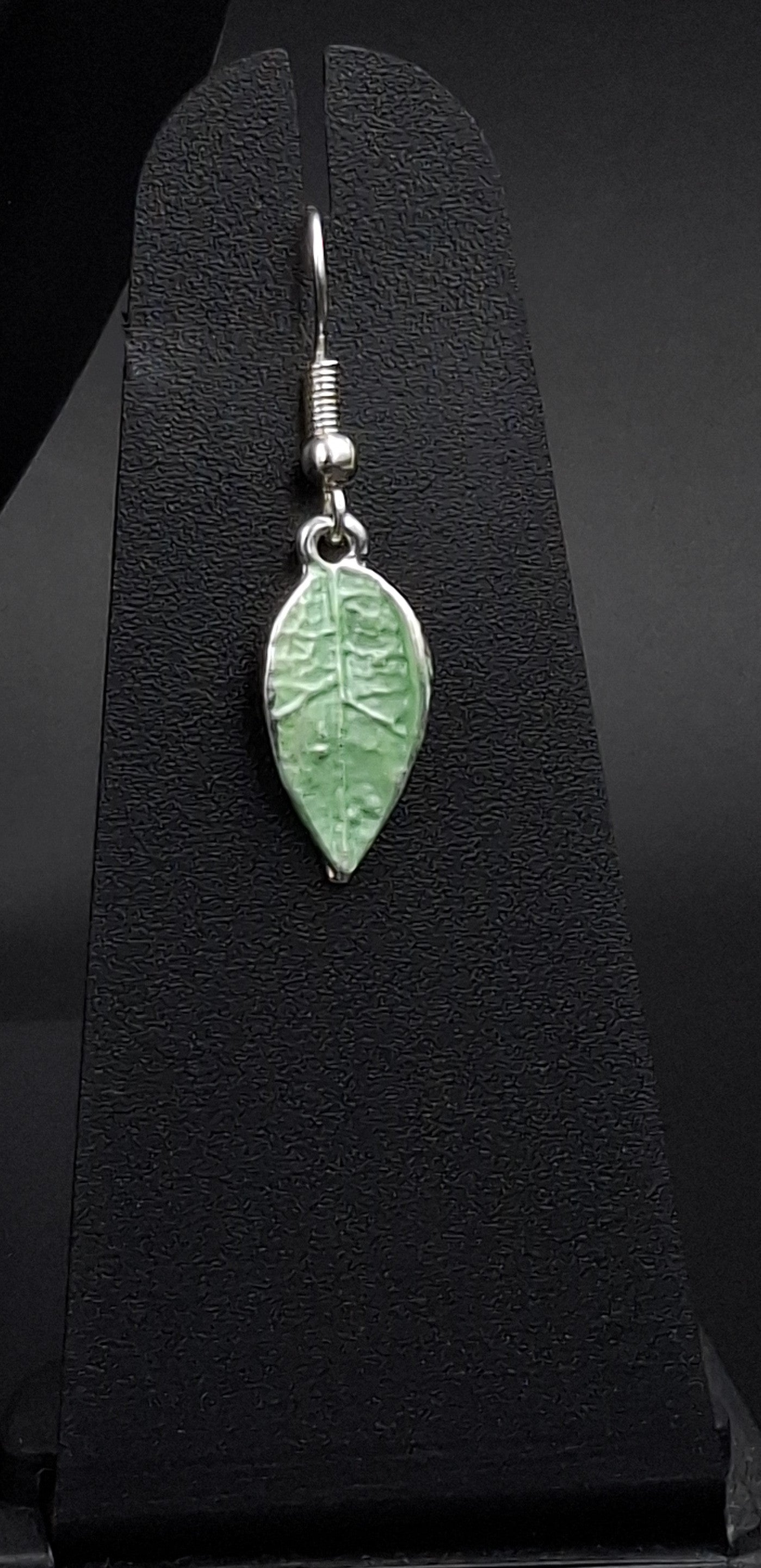 Mint Mist Leaf Necklace