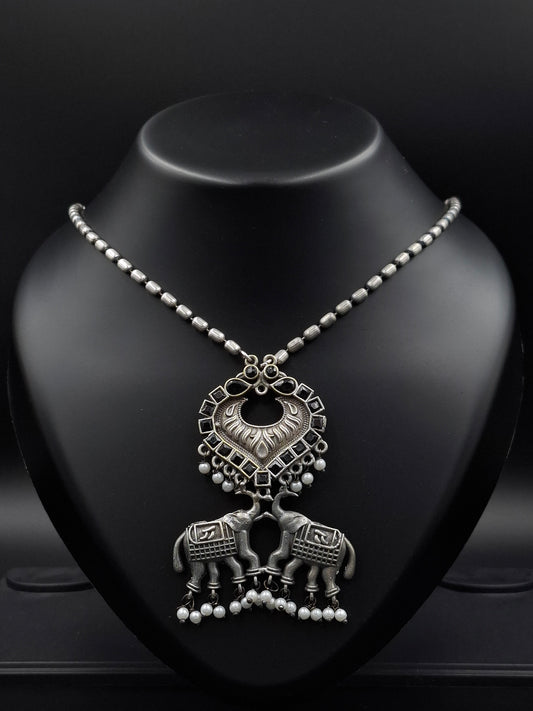 Twin Elephant Royal Heritage Necklace